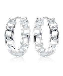 Silver Hoop Earring HO-2409